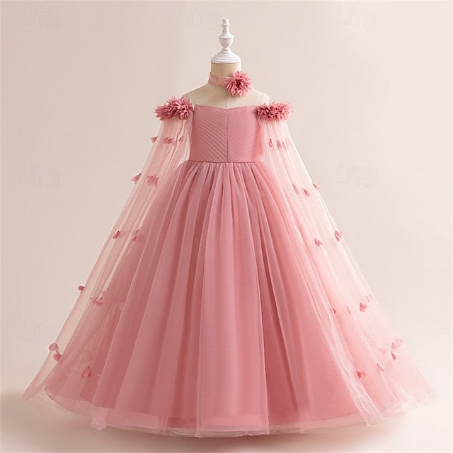 Girls' Flower Girl Dress Kid's Princess