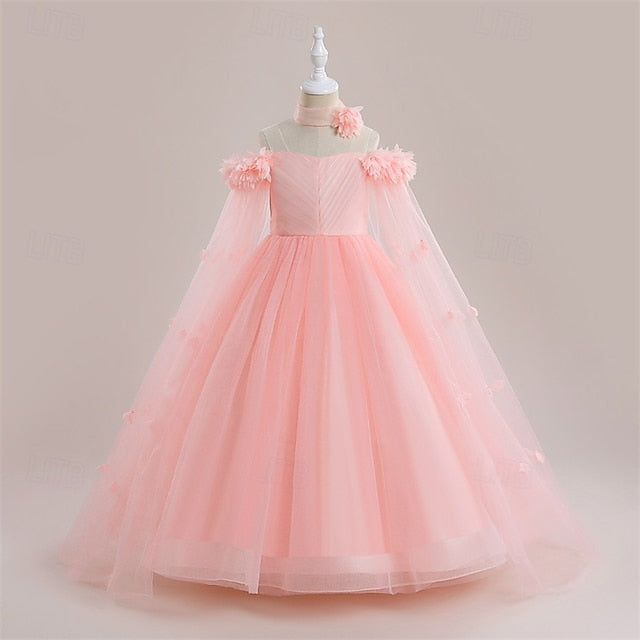 Girls' Flower Girl Dress Kid's Princess