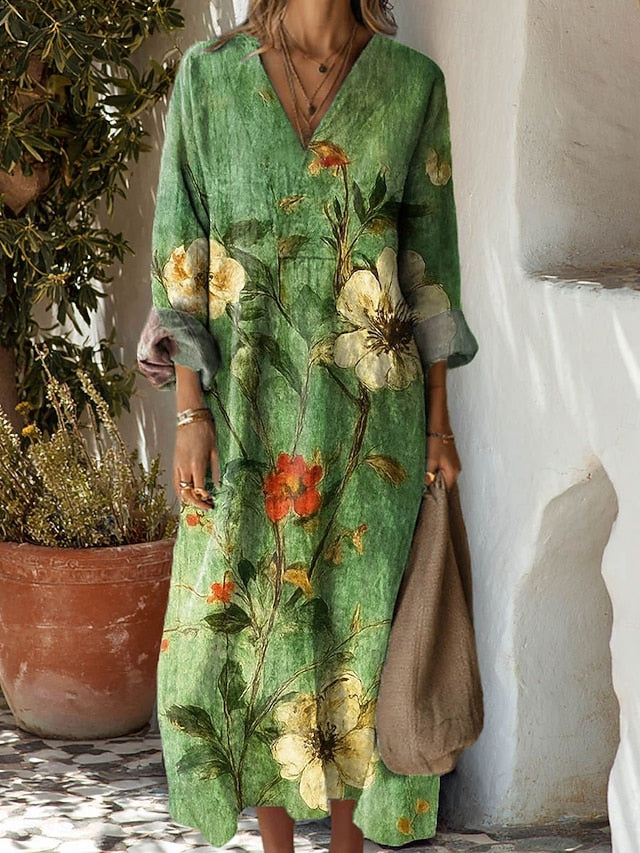 Women's Maxi Dress Sundress A Line Dress Vacation Casual