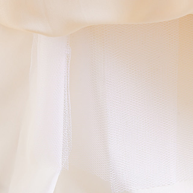 Kids Formal Sleeveless Party Girls' Color Solid Dress