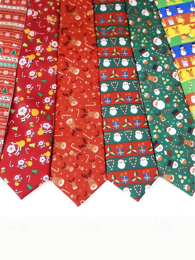– Men's Holiday Christmas Festive Fun and Ties Neckwear