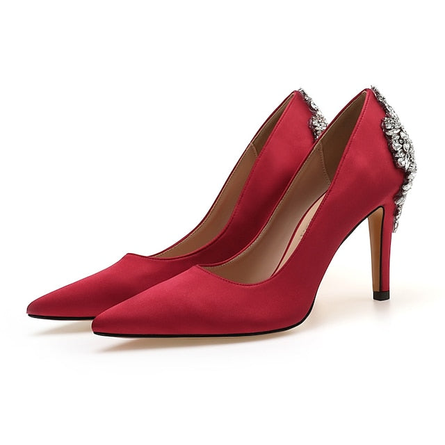 Bridal Wedding Bridesmaid Women's Pumps Shoes Office