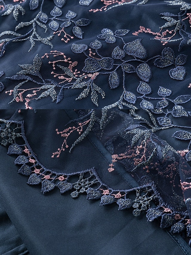 the Party Mother Bride of Elegant Vintage A-Line Dress