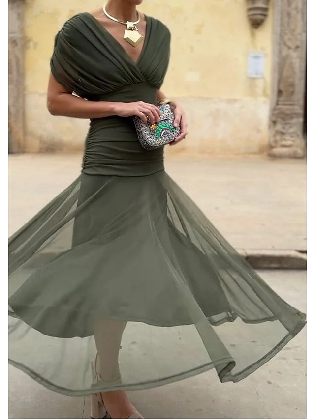 Women's Midi Dress Sheath Dress Vacation Birthday Beach