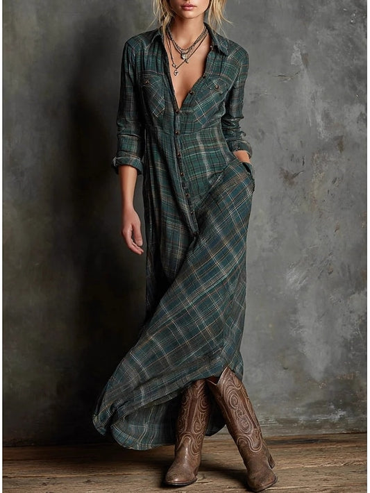 Women's Maxi Dress Sheath Dress Work Dresses Fit And Flare