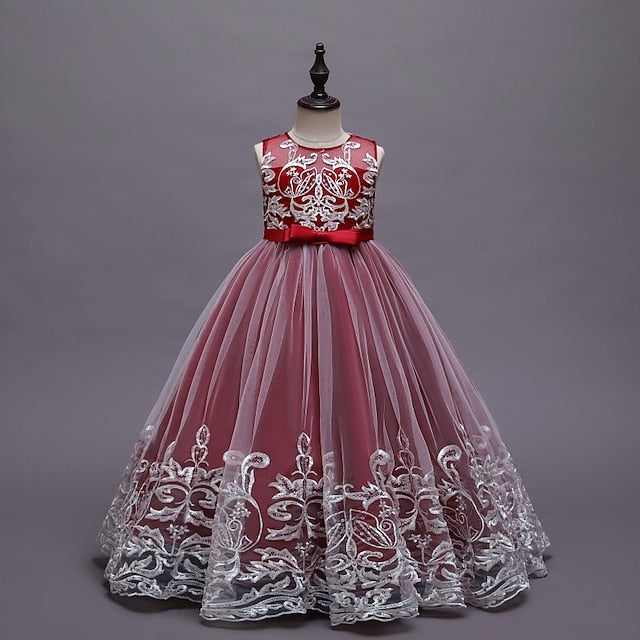 Princess Girl Girls' Flower Kid's Dress