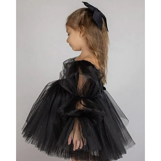 Girl Girls' Dress Kid's Princess Flower