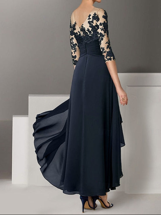 Guest Elegant Dress Cocktail A-Line Dresses Asymmetrical Wedding
