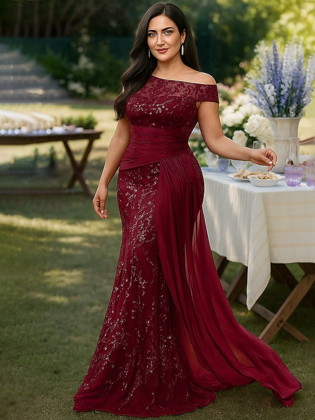 Sheath Column Floor Length Prom Dress Beaded Eembroidered Party