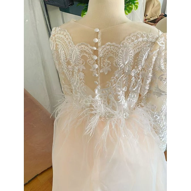 Party Wedding Dress Girls' Girl Flower Princess