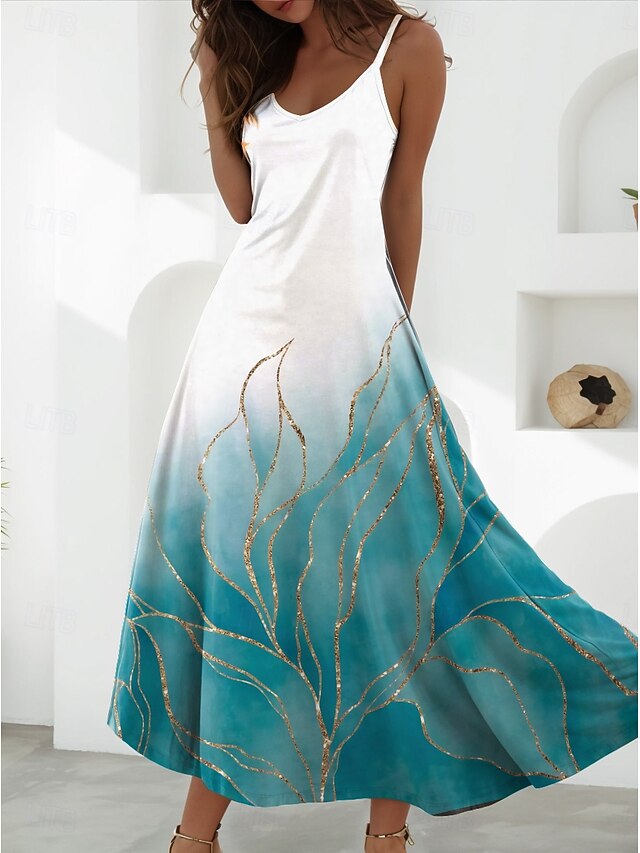 Women's Maxi Dress A Line Dress Slip Dress Vacation Casual