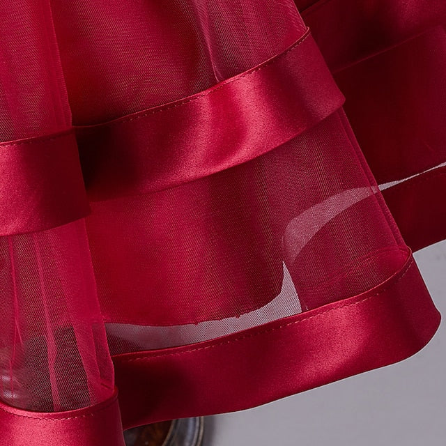 Party Sleeveless Kids Girls' Sequin Wedding Festival Dress