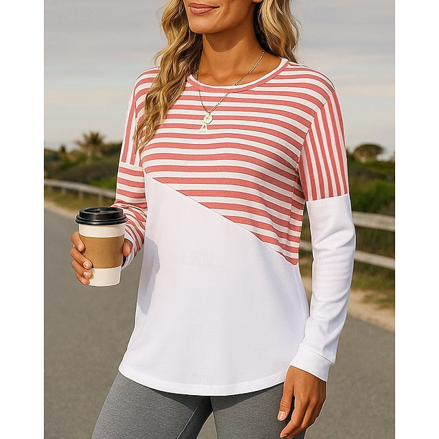 Women's Running Top Pullover Sweatshirt Long Sleeve Top