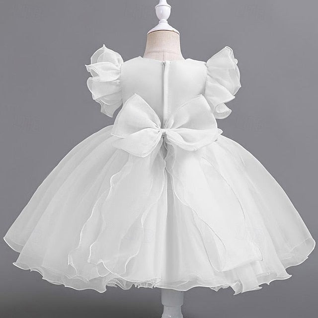 Girls' Wedding Floral Sleeveless Kids Dress Party Sequin