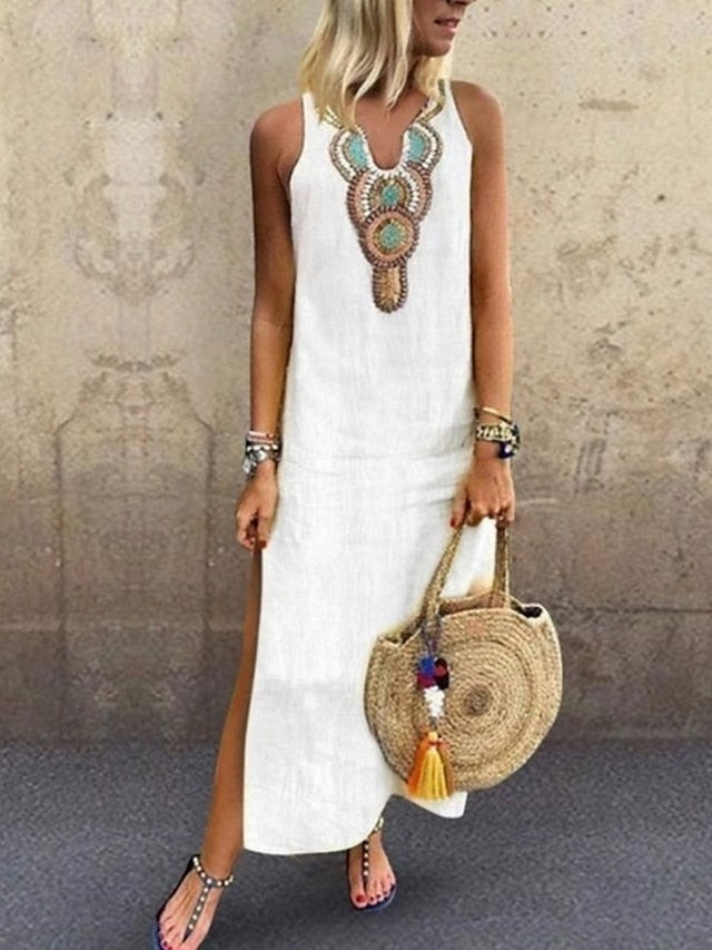 Women's Maxi Dress Summer Dress Casual Boho Daily Regular