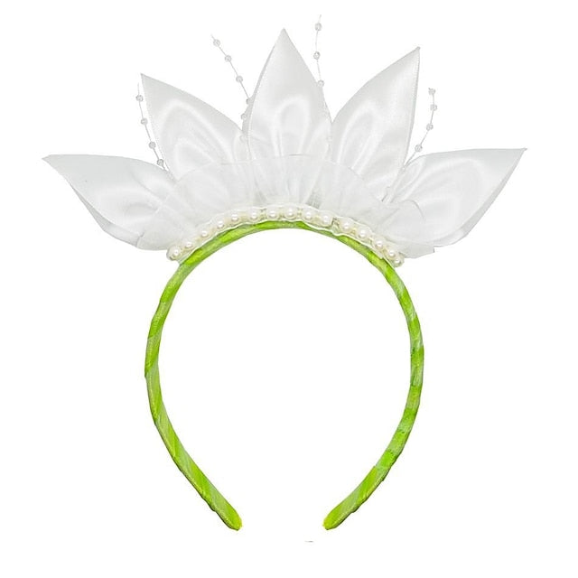 Bell Princess Tinker Girl Tiana Theme Flower Dress Fairytale