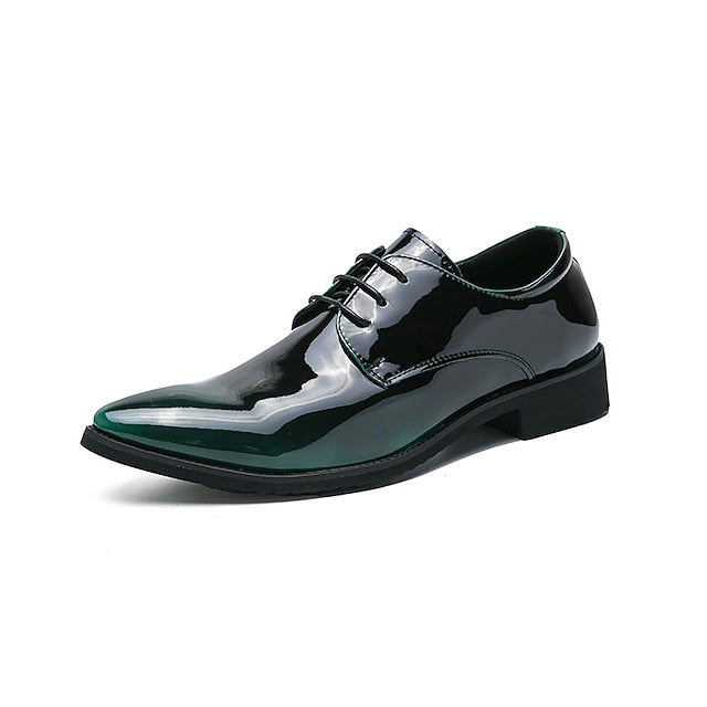 – Oxford Patent Shiny Leather Men's Formal Shoes