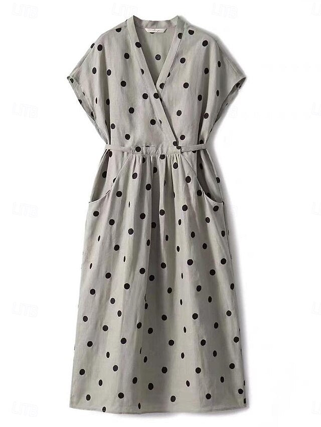 Women's Long Dress Maxi Dress Cotton Linen Dresses Casual