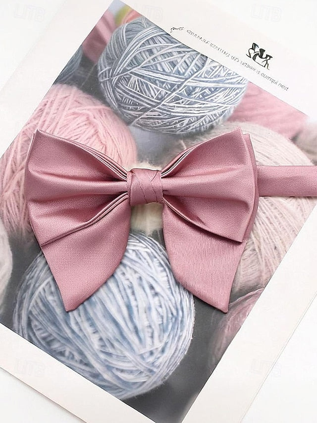 Satin Multiple Bow in Tie Colors Men's