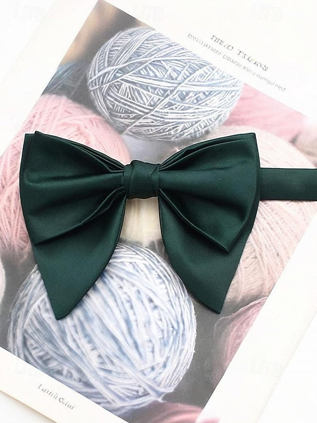 Satin Multiple Bow in Tie Colors Men's
