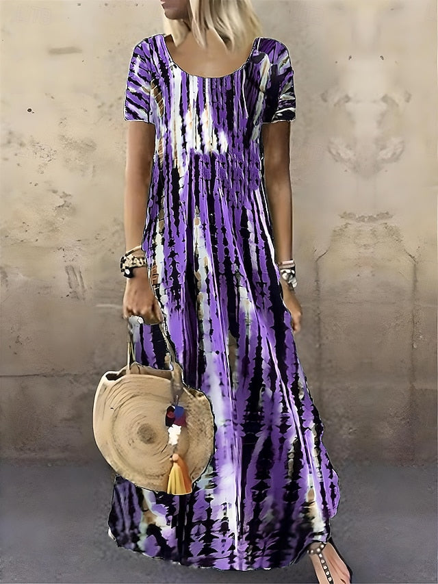 Women's Midi Dress T Shirt Dress Tee Dress Shift Dress