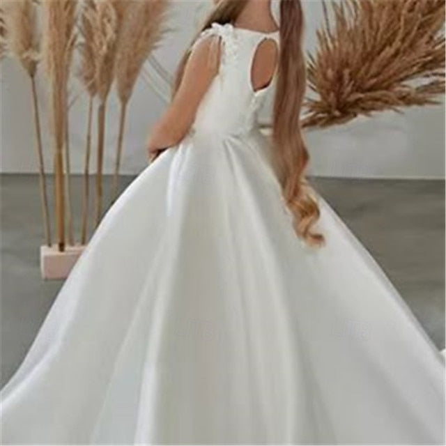 Girls' First Flower Party Girl Communion Dress