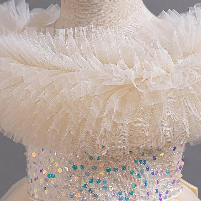 Sequin Kids Girls' Party Flower Girl Sleeveless Dress