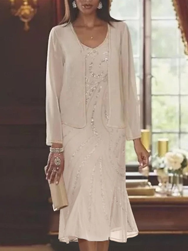 Bride Piece Mother the Formal Wedding Beach Two Mermaid of Dress