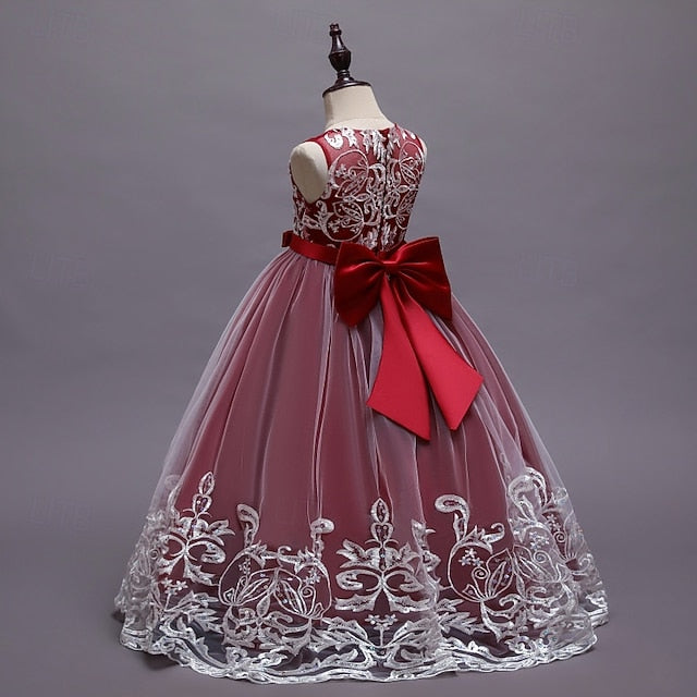 Princess Girl Girls' Flower Kid's Dress