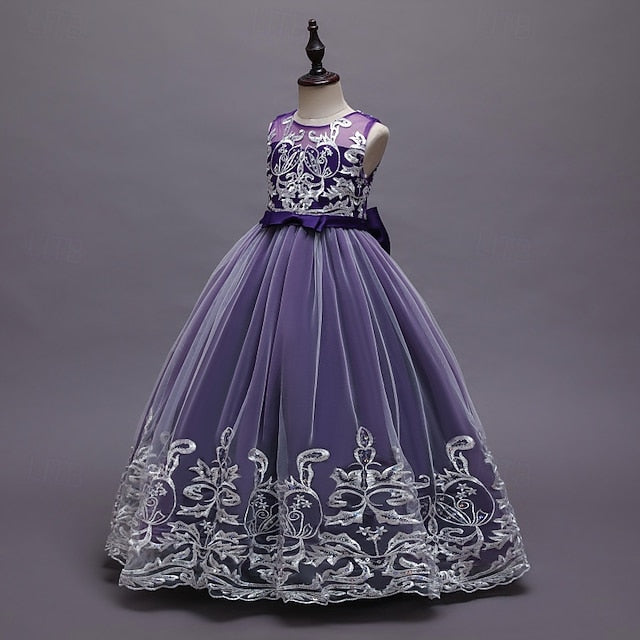 Princess Girl Girls' Flower Kid's Dress