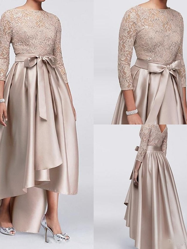 Size Elegant Bride Guest Mother Plus Dress the Wedding of A-Line