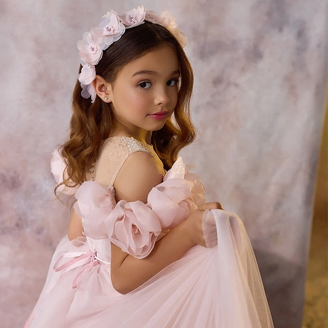 First Flower Girl Communion Party Girls' Dress