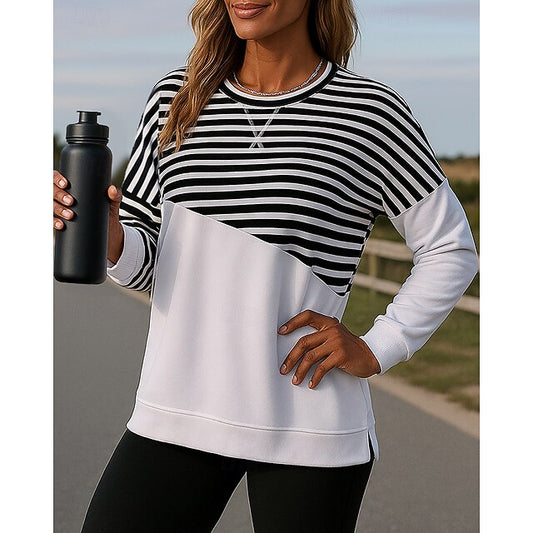 Women's Running Top Pullover Sweatshirt Long Sleeve Top