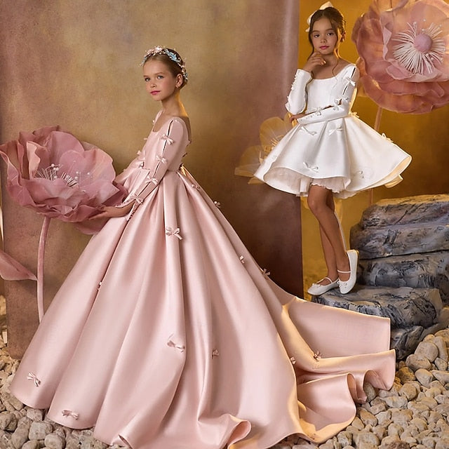 Party Girl Girls' Kids Dress Communion Flower First