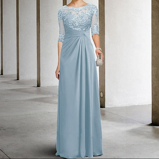 Bride Guest Sheath Wedding Plus Dress Elegant Mother Size of the