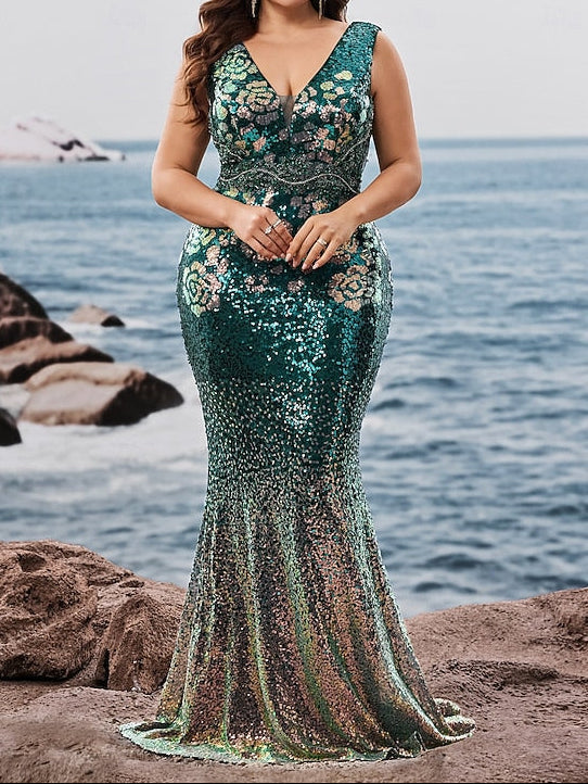 Trumpet Sheath / Mermaid Gown Evening Column