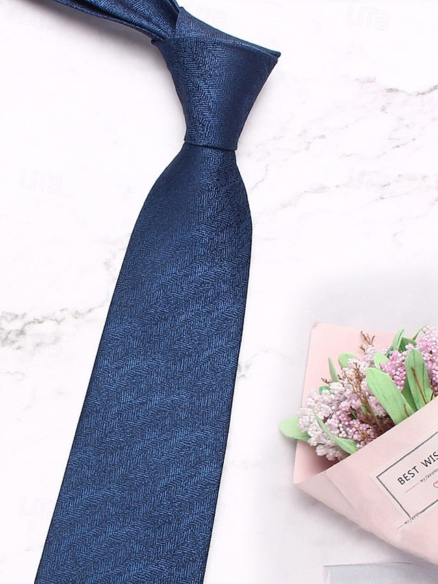 Herringbone Christmas – Tie Stylish Men's Polyester