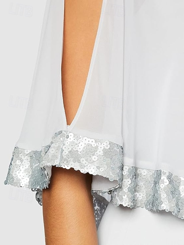 Sheath of Bride Dress Wedding Mother Guest Beach the