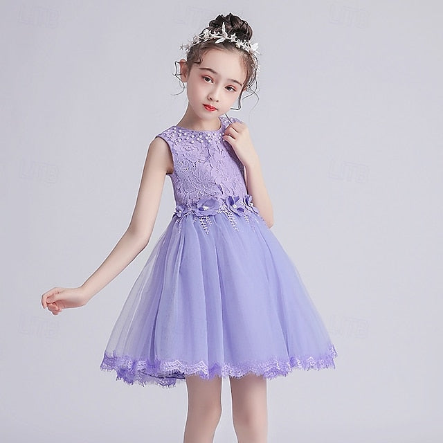 Dress Princess Kid's Girls' Girl Flower