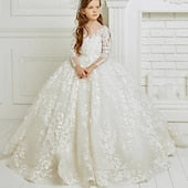 Princess Girls' Formal Girl Dress Flower