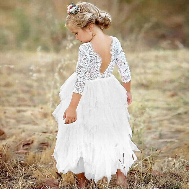 Party Girl Wedding Flower Girls' Dress