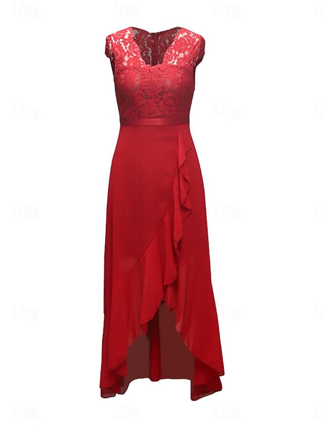 Women's Maxi Dress Lace Dress Cocktail Dress Wedding Guest