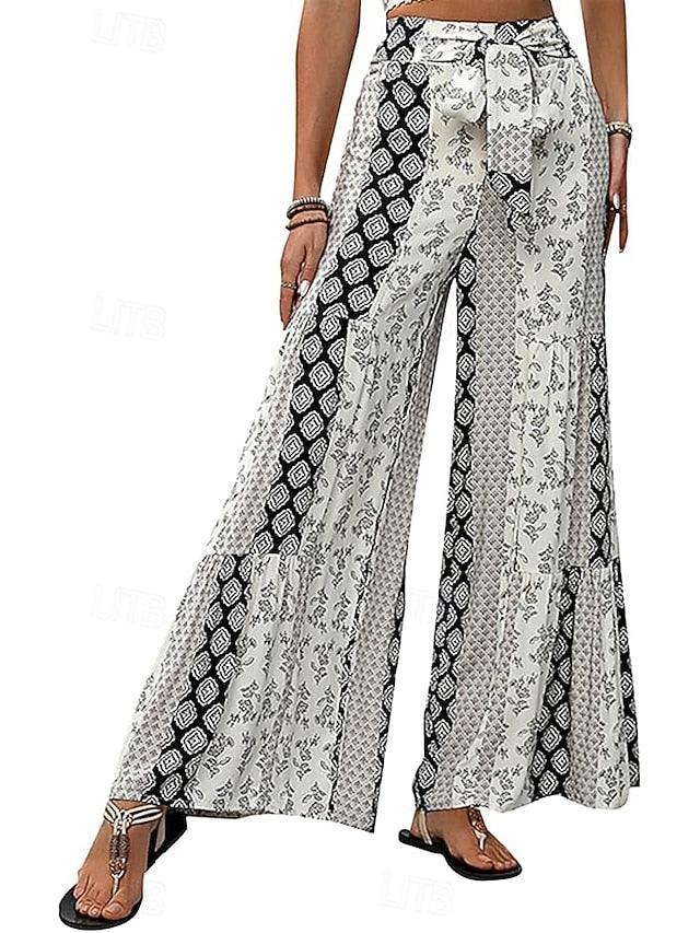 Women's Pants Trousers Fashion Streetwear Full Length High