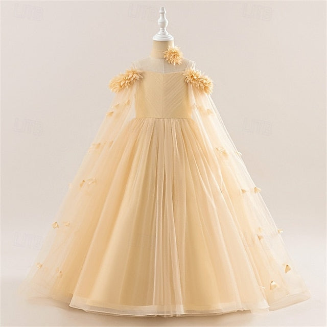 Girls' Flower Girl Dress Kid's Princess