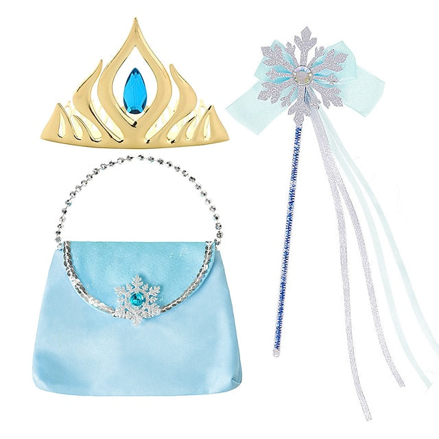 Theme Anna Fairytale Frozen Dress Flower Princess Girl Party