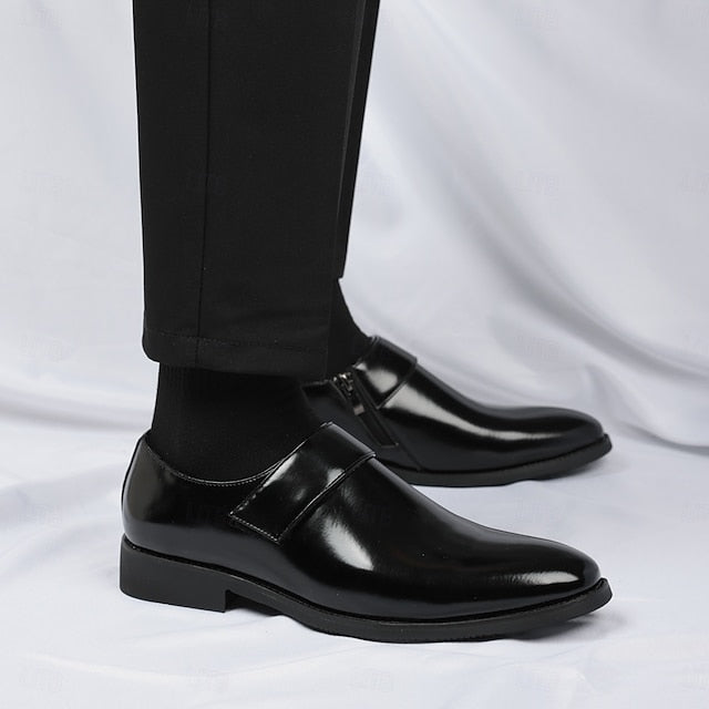 Shoes Slip-On Business Loafers Brown Men's Leather