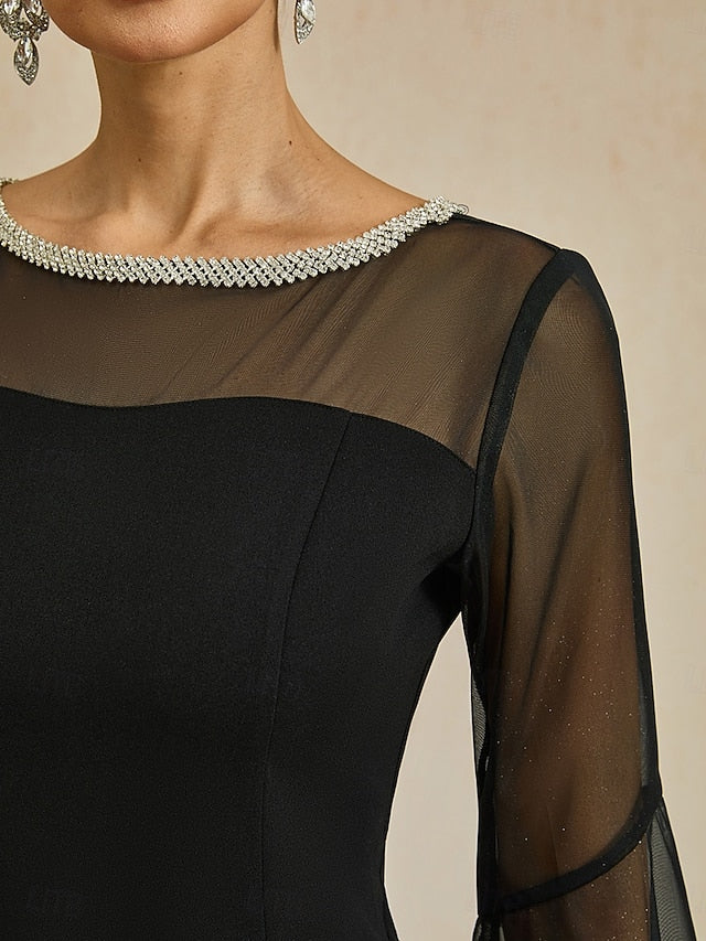 Women's Knee Length Dress Sheath Dress Elegant Party Formal