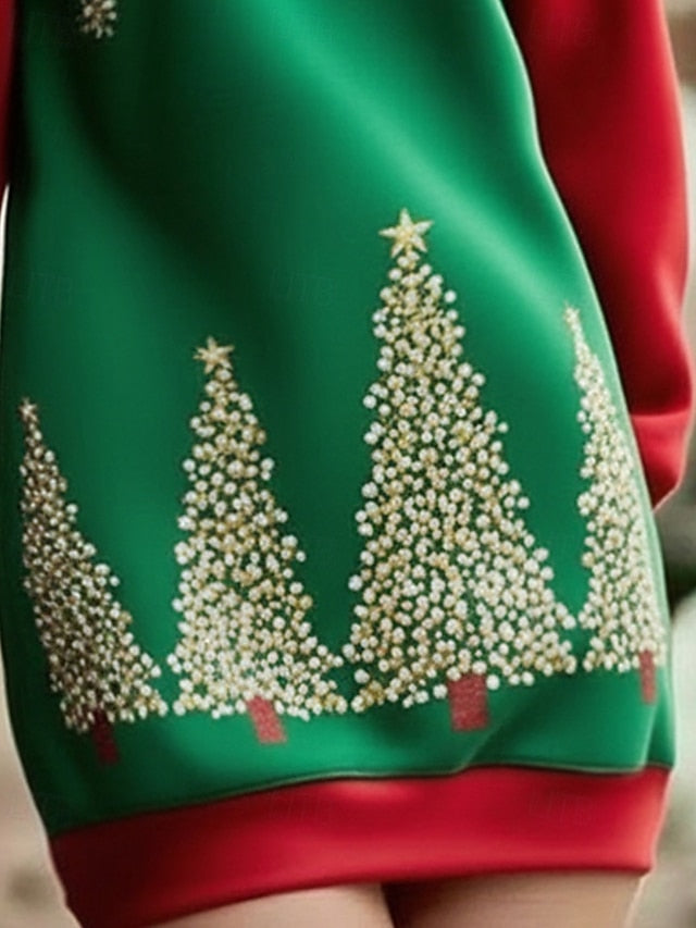 Women's Mini Dress Hoodie Dress Casual Dress Fashion