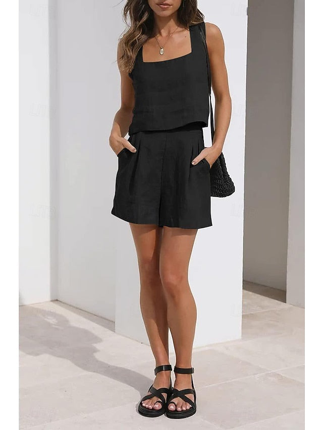 Women's Loungewear Sets Pure Color Fashion Basic Street