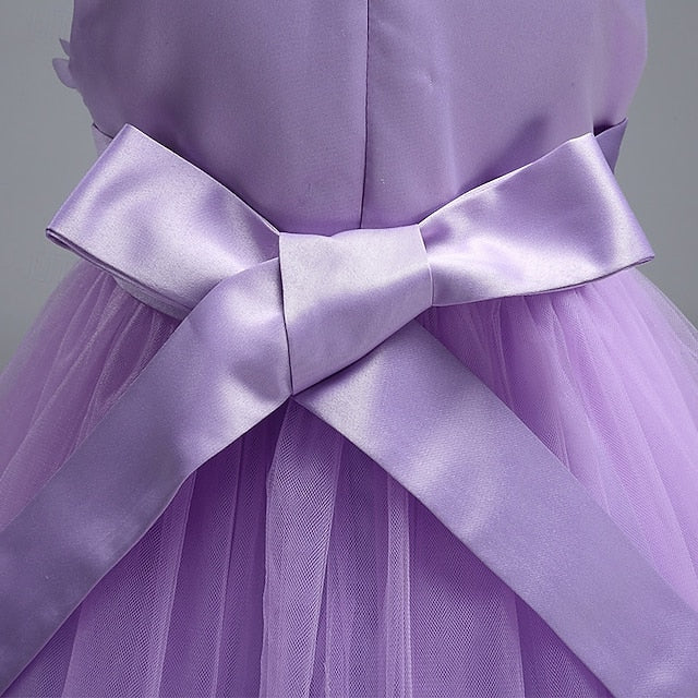 Girls' Flower Kid's Dress Princess Girl